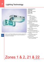 Compact Emergency Light Fittings C-LUX 6108/C-LUX 6508 