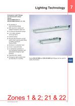 Emergency Light Fittings for Fluorescent Lamps Series EXLUX 6008/EXLUX 6408