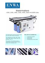 Watermakers 1500-6000L/day