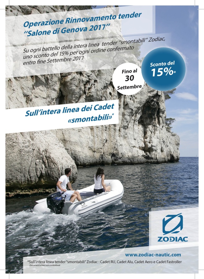 PROMOZIONE SUI TENDER PER IL SALONE DI GENOVA 2017 !