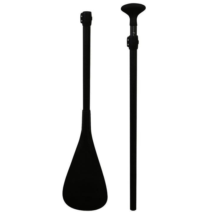 Kangui Pagaia Per Stand Up Paddle In Alluminio – Smontabile 3 Pezzi, Regolabile (165-205 Cm), Leggera, Nera
