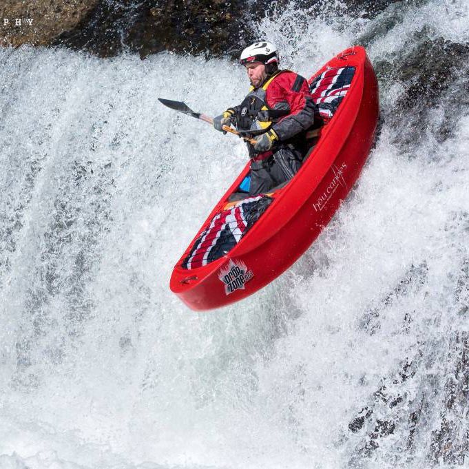 Canoa da torrente Drop Zone OC1 Hou Canoes monoposto / in polietilene
