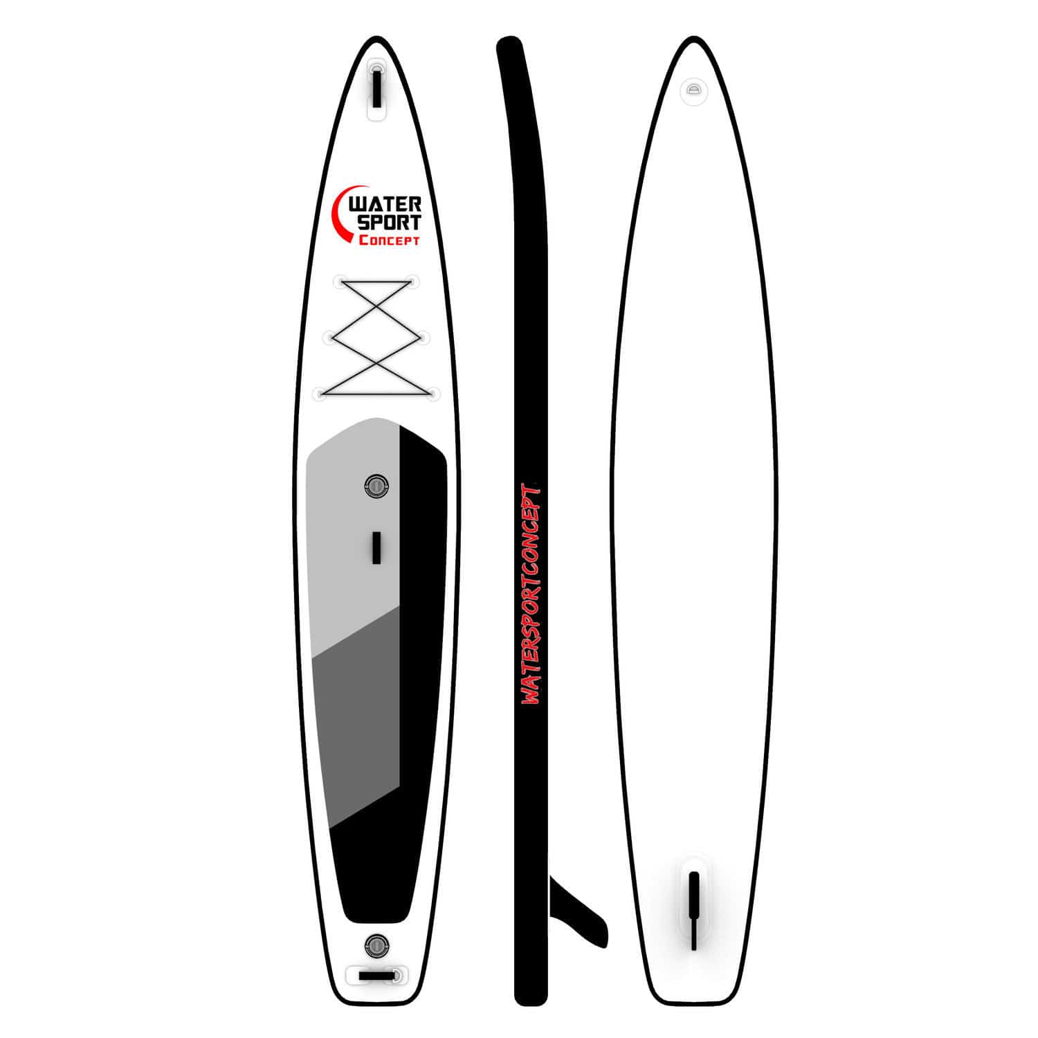 Standup paddle gonfiabile BLACK 14'6 Watersport Concept da race
