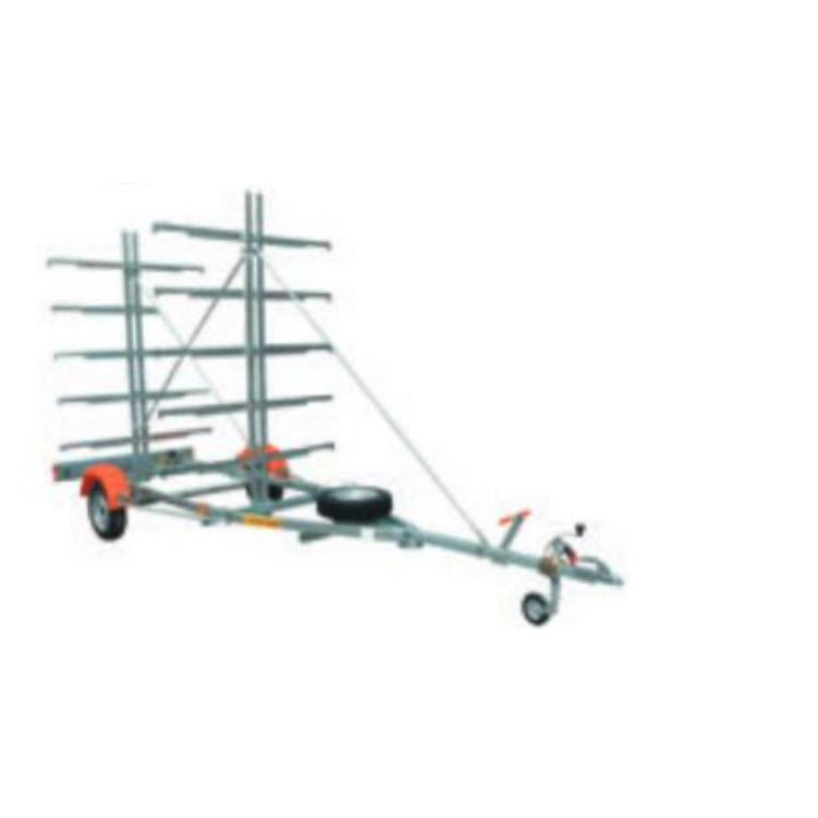 Carrello Pieghevole Per Kayak E Canoa, Portata 80kg, In Alluminio, Ruote Piene, Facile Da Trasportare