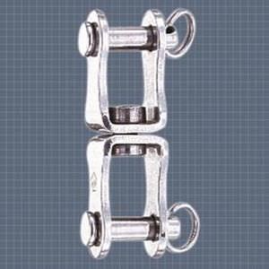 Tyenaza Doppio Grillo Girevole, In Acciaio Inox, A Doppia Ganasca, Antiruggine, Universale, Con Anello Girevole Per Collegamento Di Sollevamento Hardware (12 Mm - 10