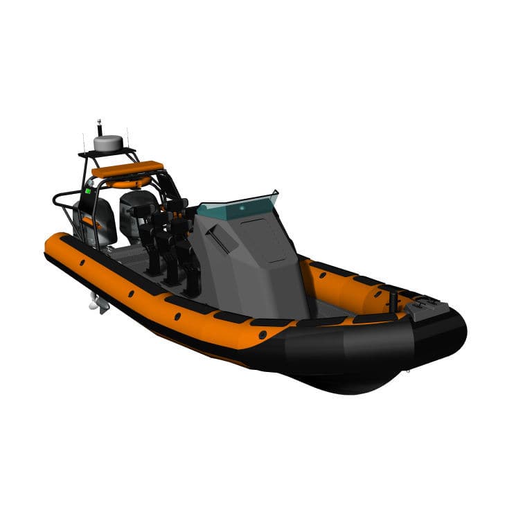 Barca professionale patrol boat - Navigator 750 - KND Naval Design ...