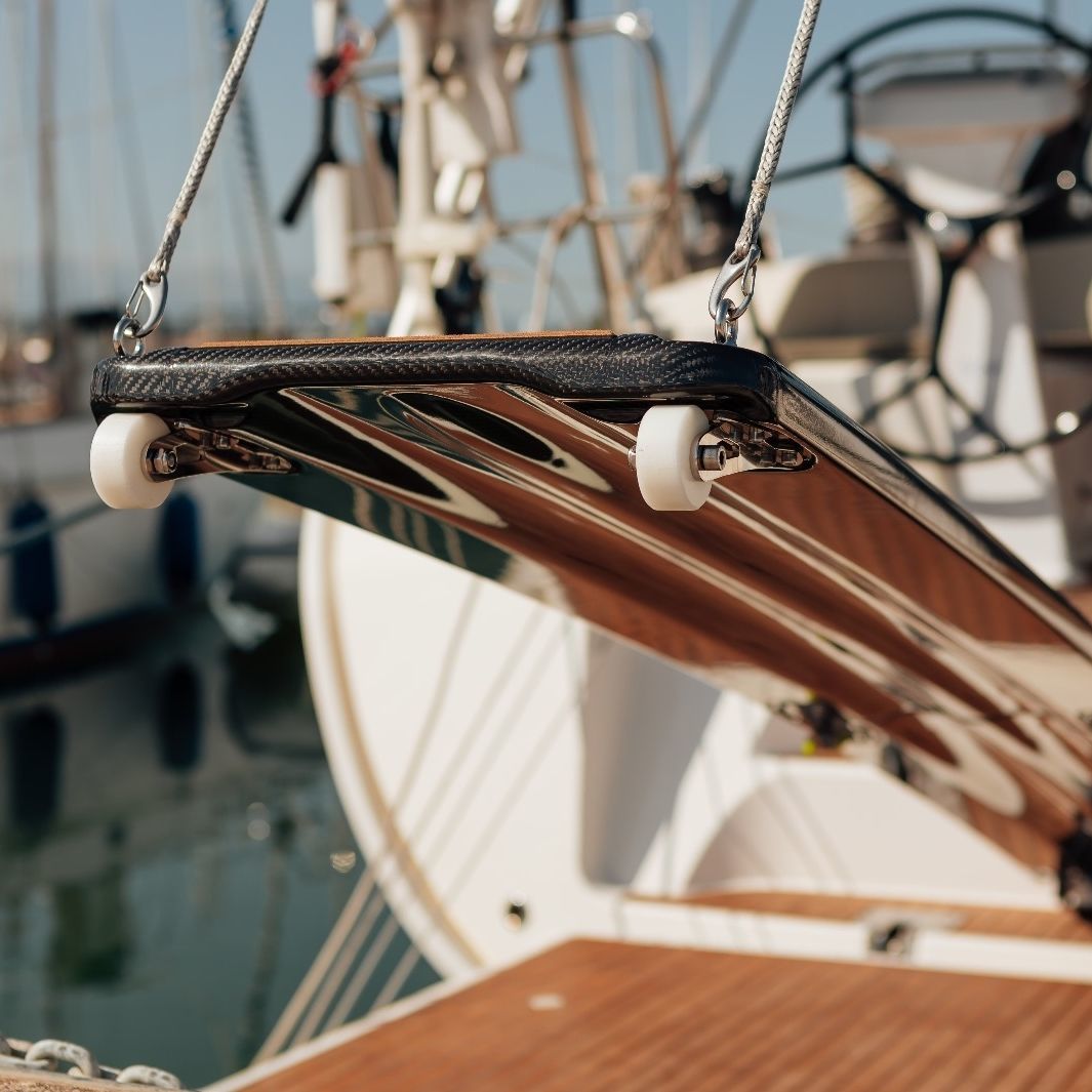 Scala Corda Per Barche - 5 Gradini Pieghevole Per Kayak E Gonfiabili - Foto 7