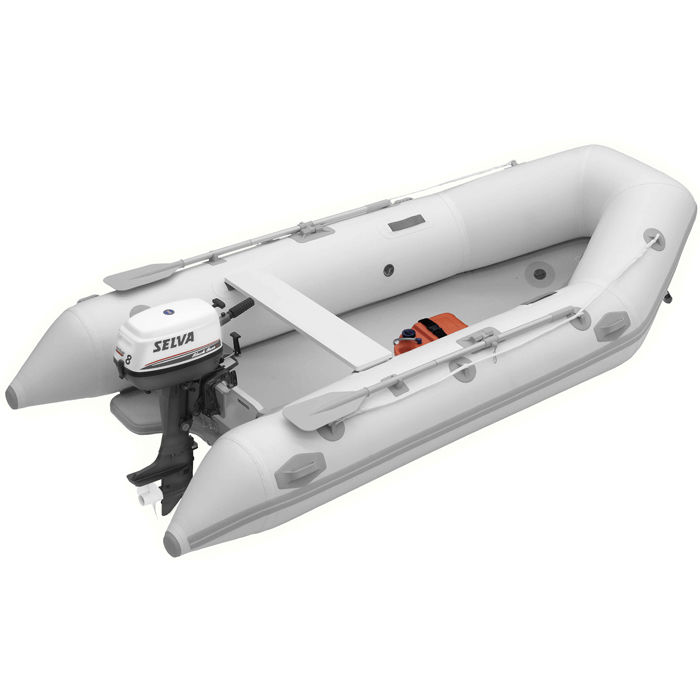 Motore fuoribordo, 3,6 CV, motore a benzina a 2 tempi, raffreddamento ad acqua, per barche, gommoni, pescherecci, barche a vela e piccoli yacht (albero corto 40 cm