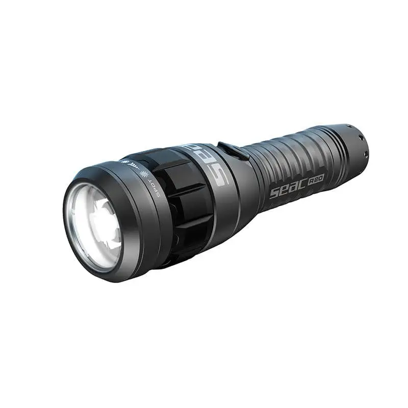 SEAC T5, Mini Torcia Subacquea a LED 300 Lumen, Autonomia 2 Ore a