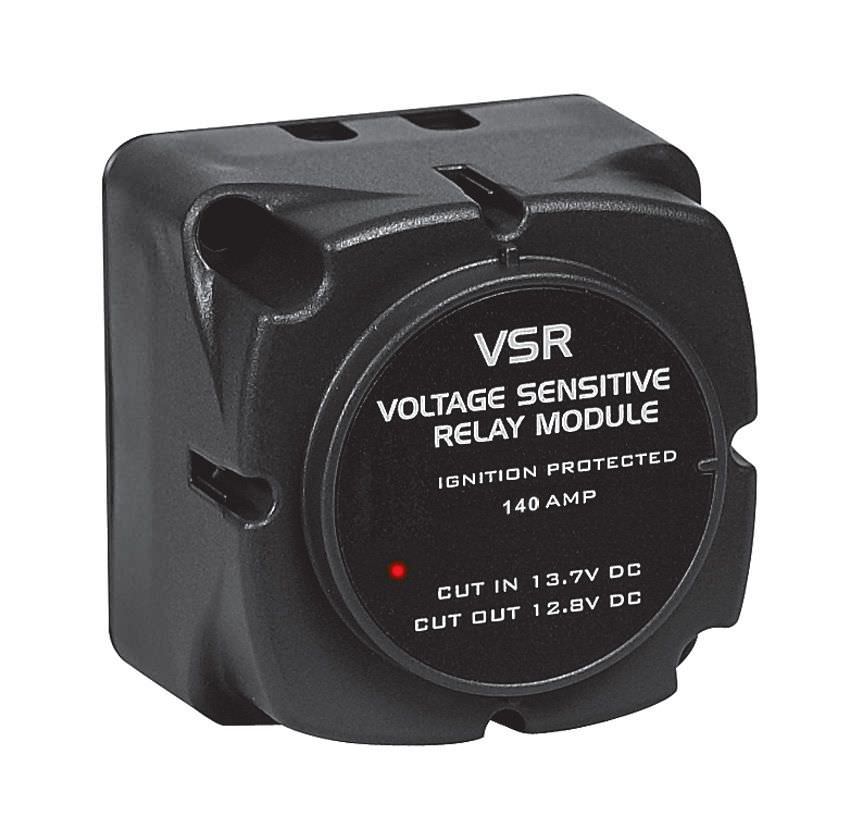 Relè Di Tensione Automatico VSR 12V 140A Per Motociclo E Auto – IP67 Con LED