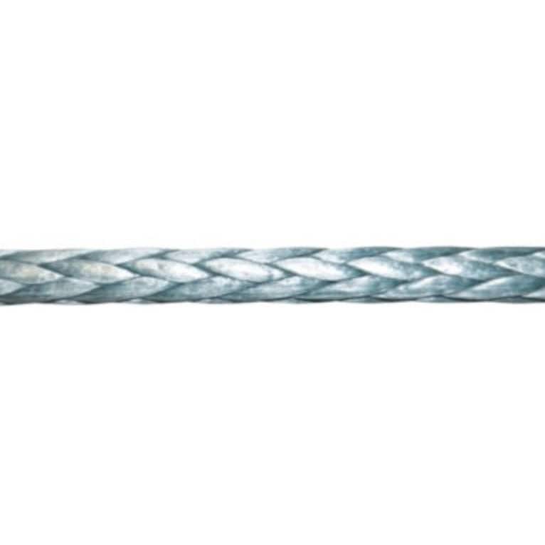 Corda Dyneema Intrecciata Nera - Diametro 8 Mm, Lunghezza 10 Metri, Carico Rottura 5.300 DaN