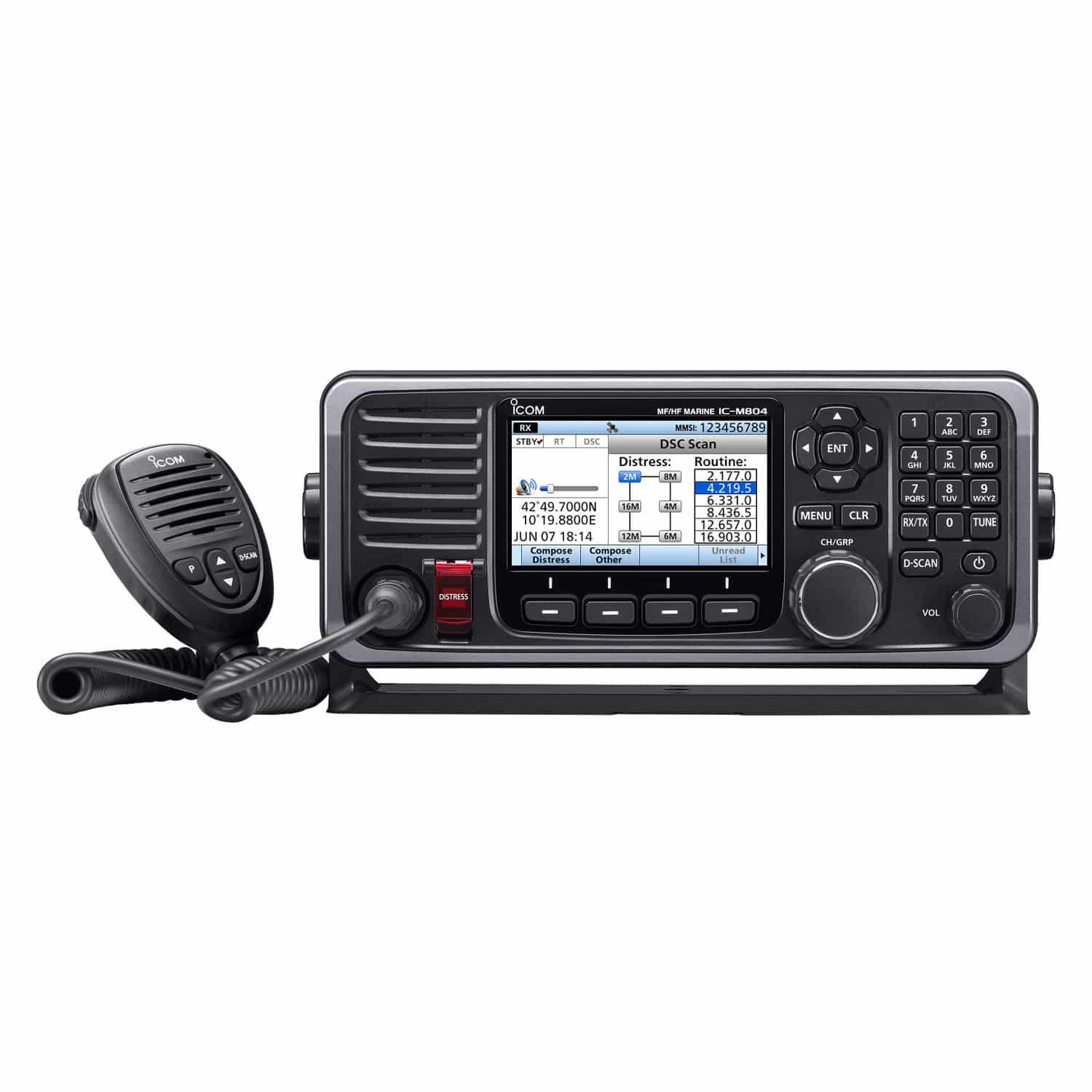 Radio di nave ICM804 fissa / SSB / IPX7