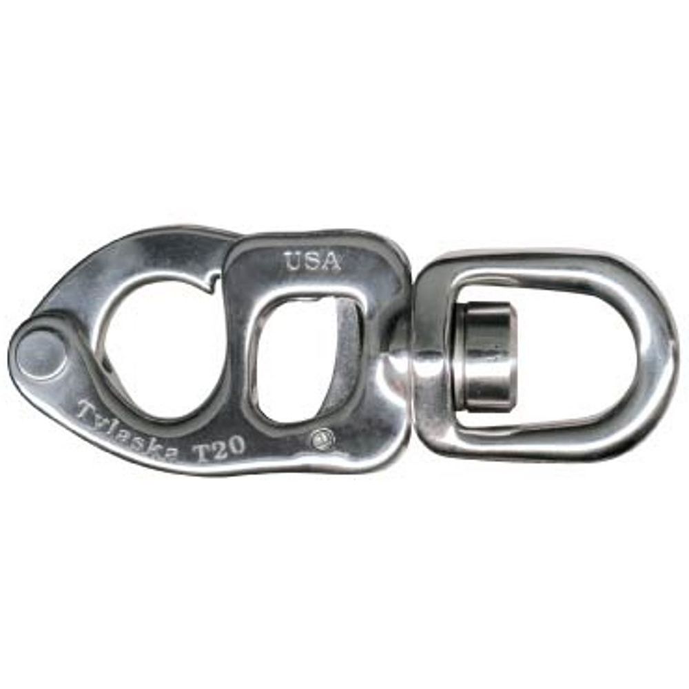 Moschettone Sgancio Rapido Acciaio Inox 316 - 360° Rotazione Per Nautica E Outdoor
