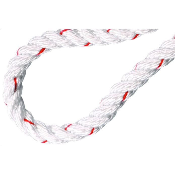 Cima Americana 16mm 100mt Bianca - Cime Ormeggio E Corde Nautica - MTO