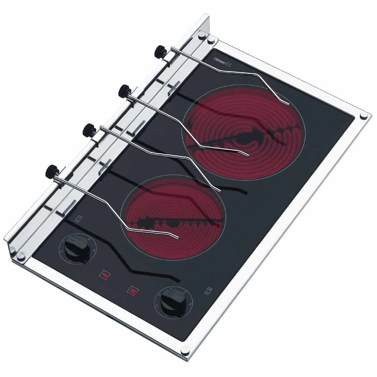 ARDES | Doppia Piastra Elettrica per Cucinare in Vetroceramica 5