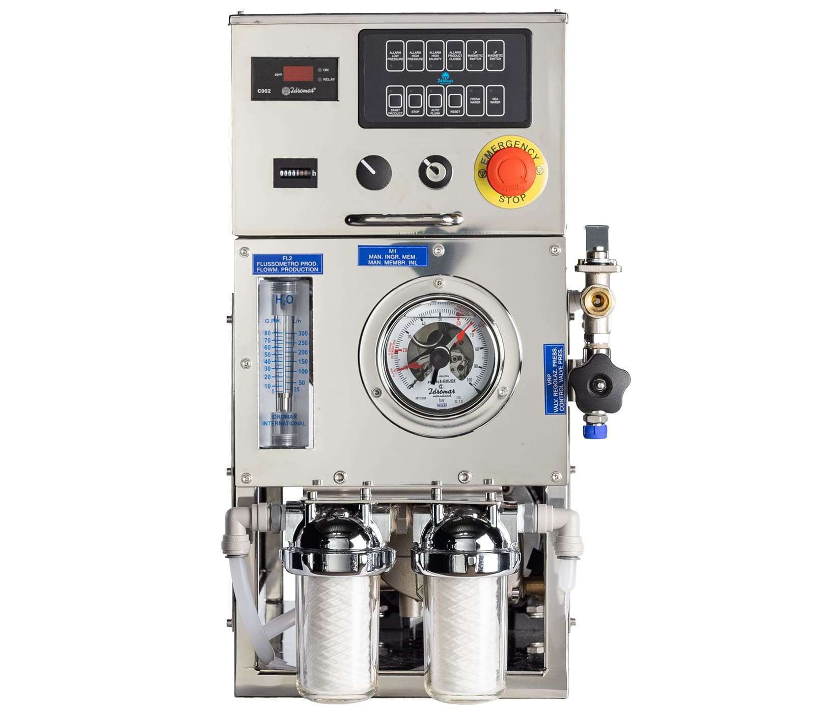 Reverse Osmosis Filter Housing 4-Stage Reverse Osmosis & DI Filter System - For Tropical Marine Fish Tanks, 50/100/150 GPD, RO/DI Water Purifier 6 Stage Reverse Osmosis System - Foto 4