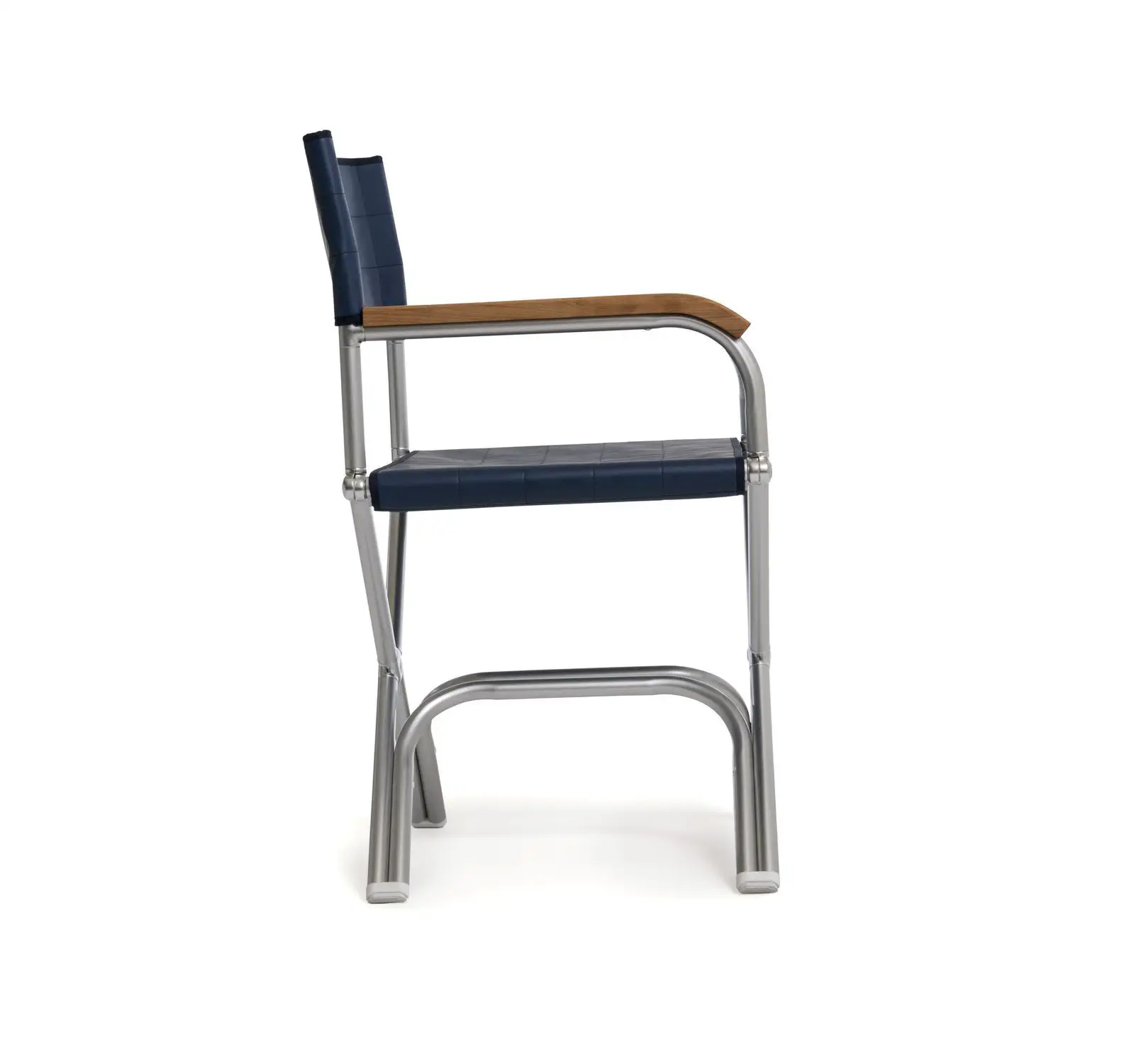 Sedia Da Barca Pieghevole FORMA MARINE In Alluminio E Teak - Design Elegante E Comfortabile - Foto 11