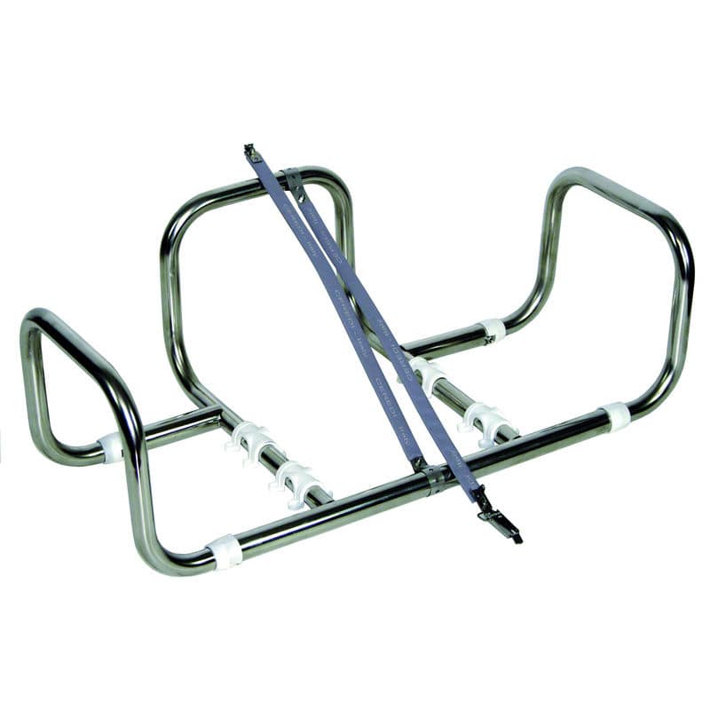 Supporto Per Anello Di Salvataggio SeaCurity, Bianco, Alluminio, Fissaggio A Ringhiera