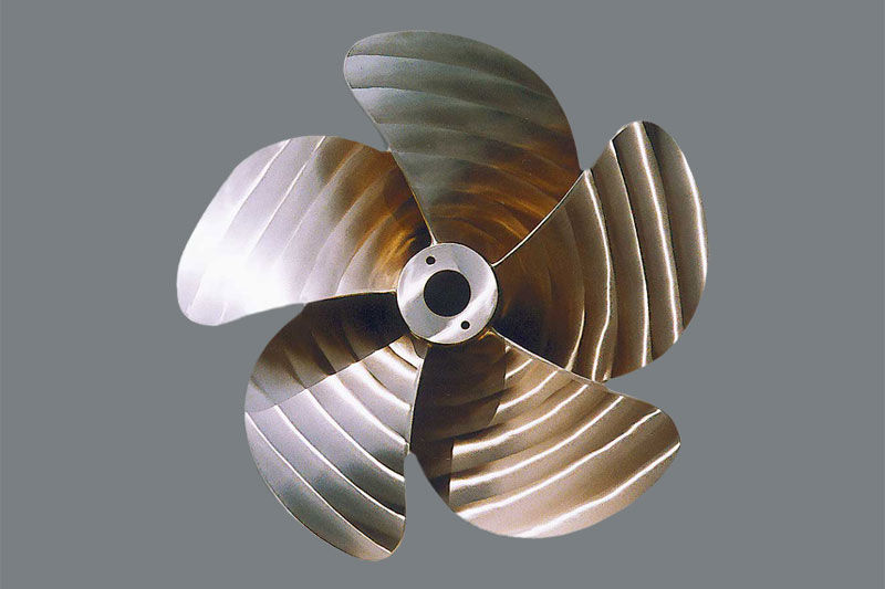 Eliche Di Modellini Di Navi, Elica In Rame A 5 Pale Diam. Elica In Metallo M3 Da 24 Mm, For Barca Da Pesca Rimorchiatore Portaerei Da Guerra Navale In Scala Di Barche RC (Color : 1PC Left Hand - Foto 8