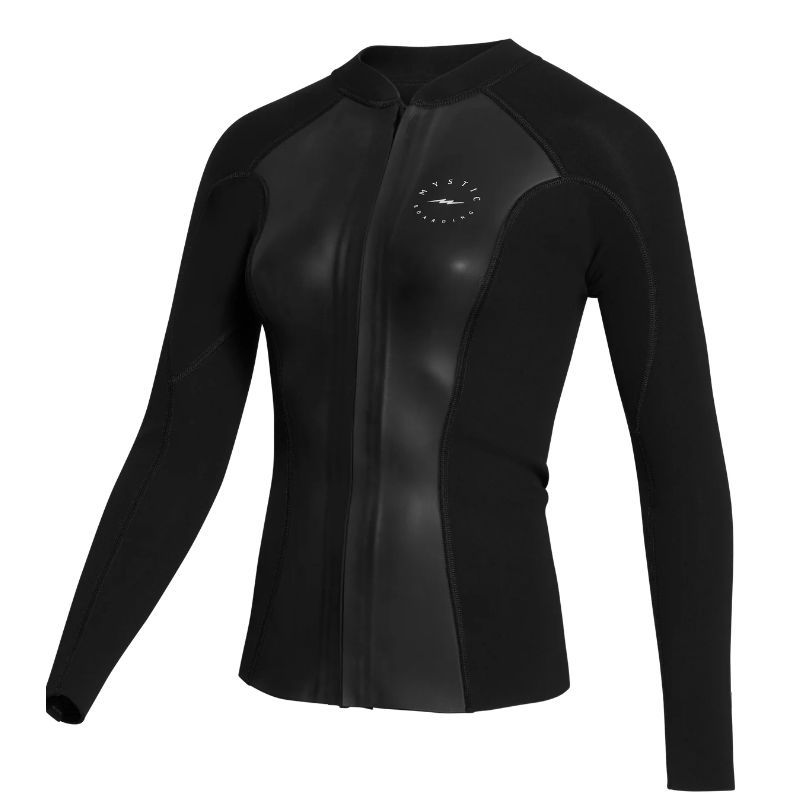 Muta In Neoprene 2mm Donna - Giacca Termica Per Nuoto, Surf E Sport Acquatici | Zip Frontale E Maniche Lunghe - Foto 6