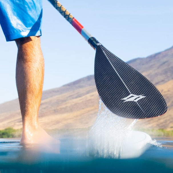 Aqua Plus Pagaia 3Piece per SUP Tavola da Paddle in Piedi (Nero, 65-82 Pollici