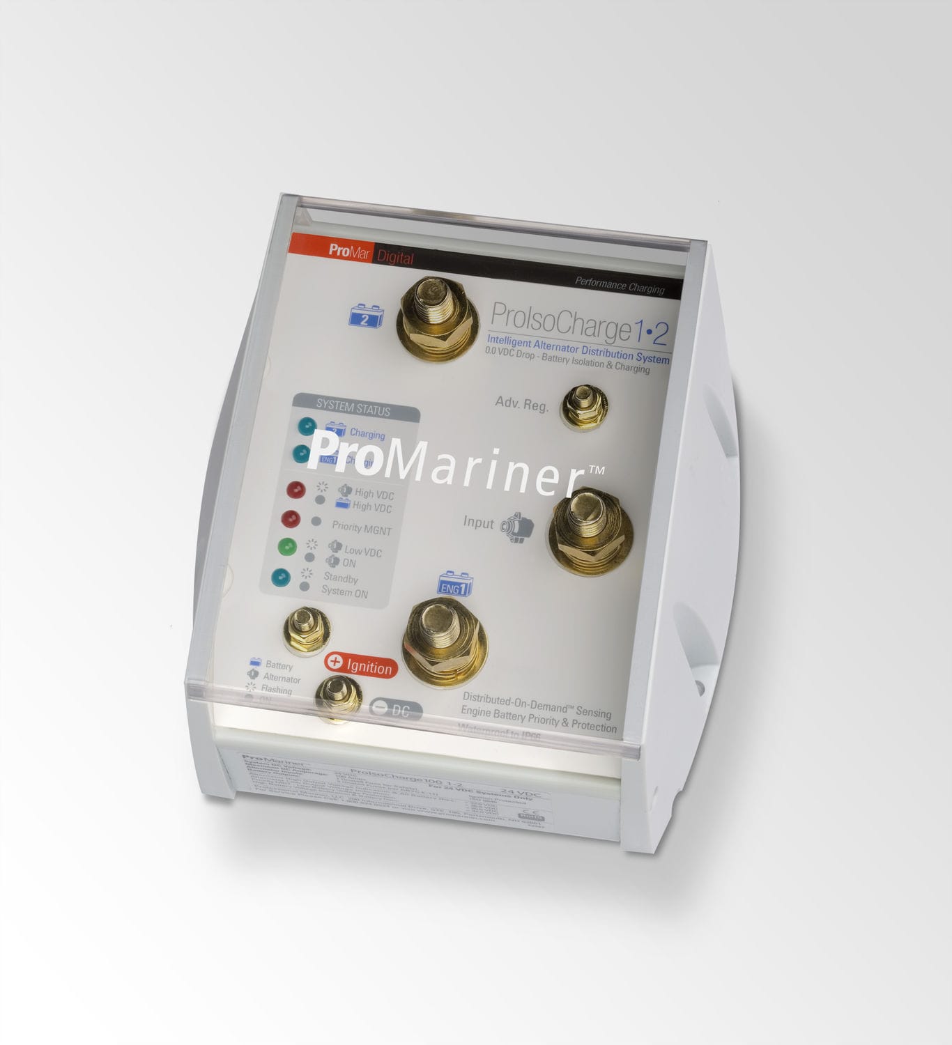 Isolatore Di Batteria ProMariner &ndash; 70 Amp Per 2 Alternatori E 2 Batterie &ndash; Modello 12072