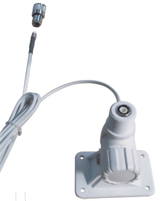 Staffa di supporto per antenna Marine VHF in acciaio inox Talkie Antenna regolabile Supporto