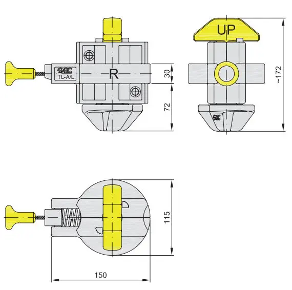 Twistlock, Ami Da Pesca – 50 Ami Da Pesca A Verme Con Perno A Molla Di Centraggio, Per Esche In Plastica Morbida, Esche Per Acqua Salata E Acqua Dolce, Dimensioni 1/0 2/0 - Foto 2