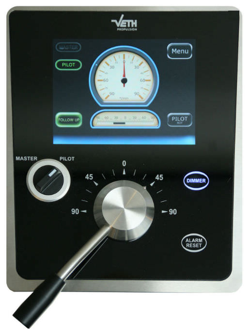 Pannello Controllo Elica Di Prua Sleipner Touch - Multitensione 12/24V Per Barche, Montaggio Frontale