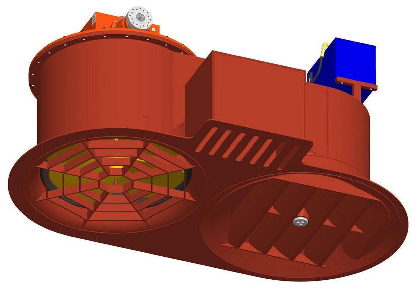 Propulsore azimutale Veth Steering Grid VETH PROPULSION di prua