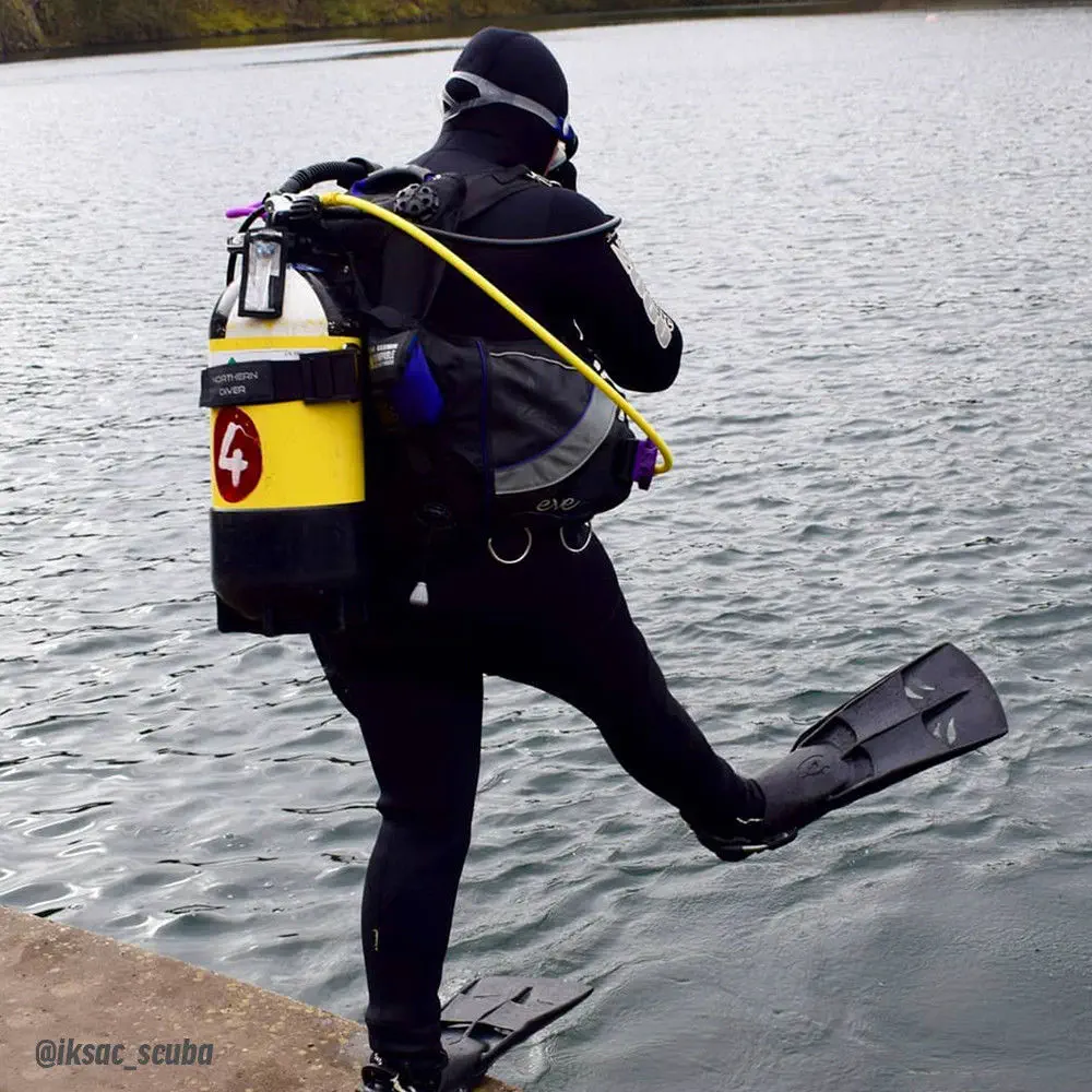 Fascia Di Serraggio Per Bombole Subacquee DiveSystem - Nera, Nylon, 50x130 Cm, Con Fibbia - Foto 2