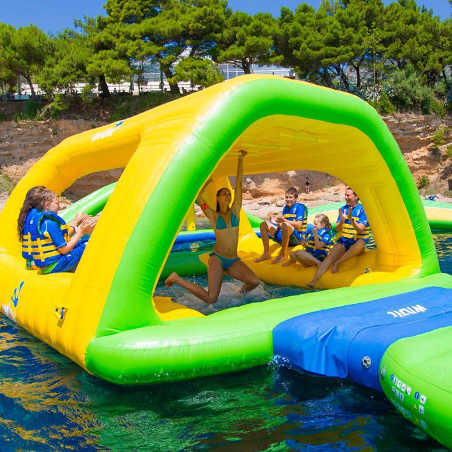 Gioco acquatico parco MonkeyBars Wibit Sports gonfiabile