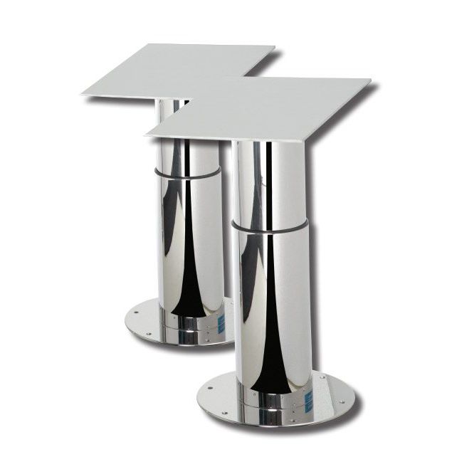 Bandiera Da Tavolo Norvegia Regolabile In Altezza - Base Acciaio 22x15 Cm - 2