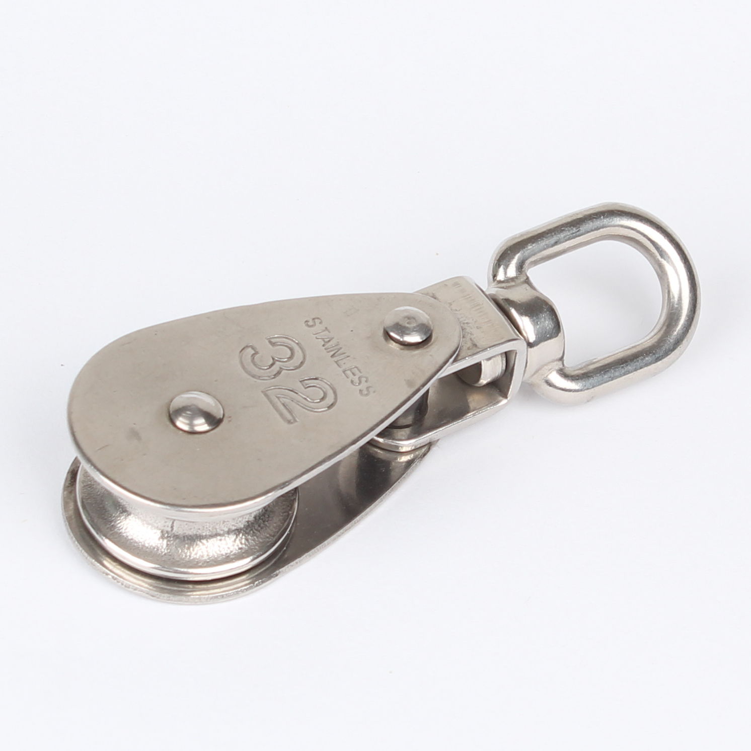 Puleggia Con Moschettone M10, Bobina Per Funi D'acciaio, Puleggia - Foto 4