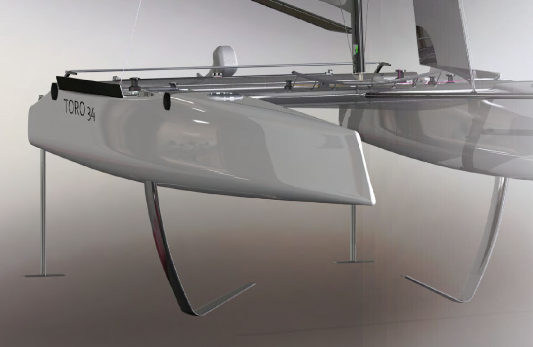 catamarano - toro 34r - design catamaran inc - da regata