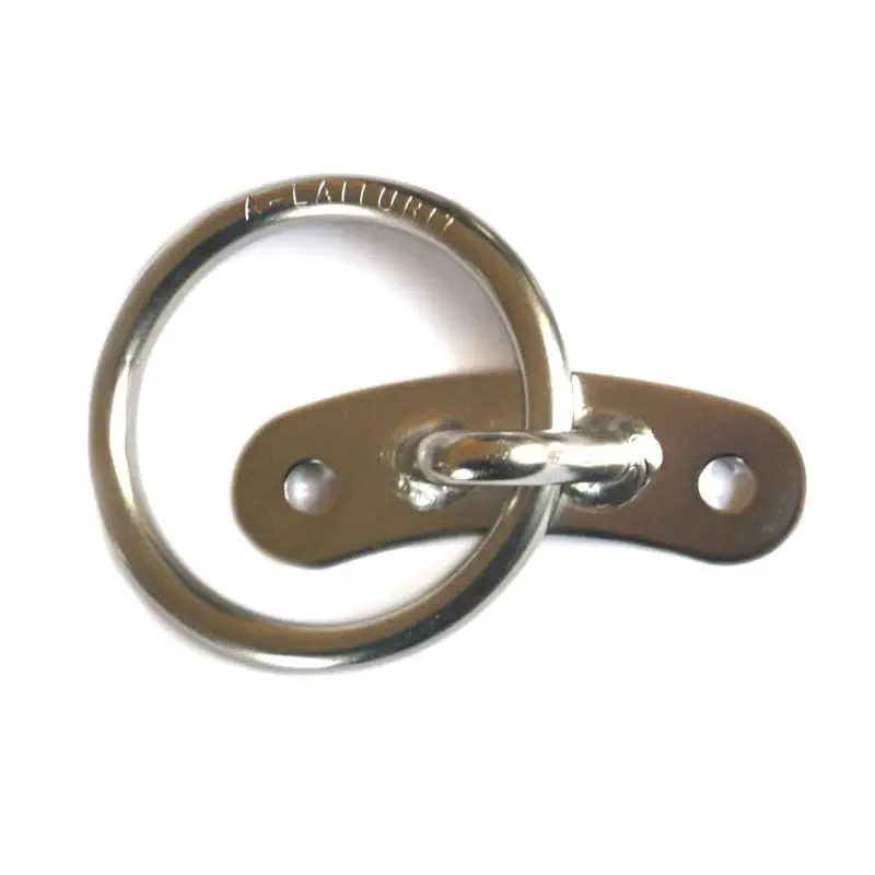 Anello Tondo In Acciaio Inox 12mm X 80mm Per Ormeggio E Attrezzatura Tessitura