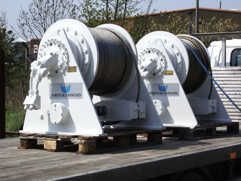 Sistema di messa a mare e recupero per ROV North Sea Winches
