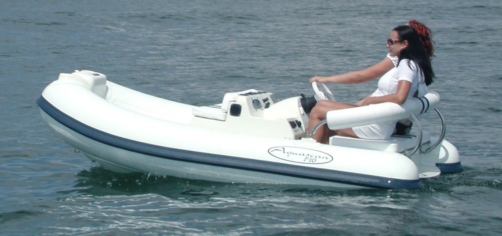 Gommone A Idrogetto Sprinter F10 Aquascan Inc RIB Con Console 