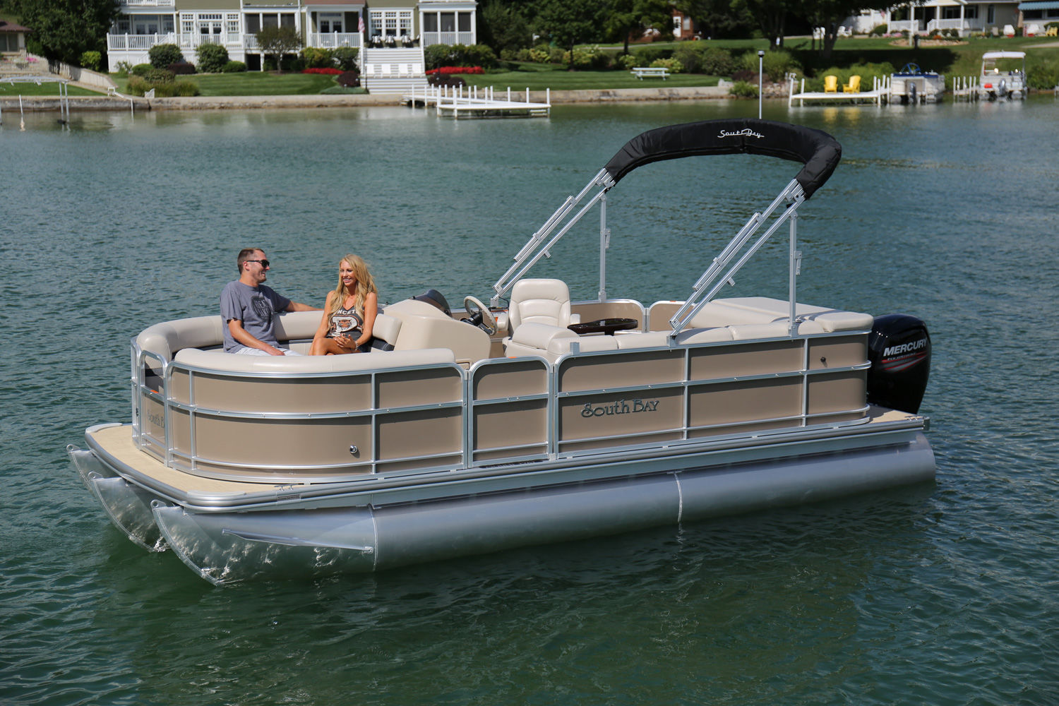 Pontoon boat fuoribordo / tritube / max. 11 persone 222CR 3.0