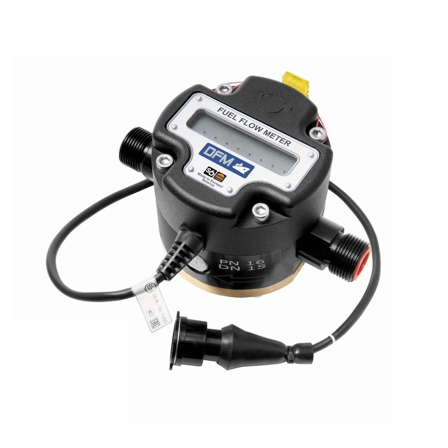 Flussometro Digitale Mini Per Acqua E Carburante - Precisione ±1%, Portata 15-120 L/min, Filettatura 1" NPT