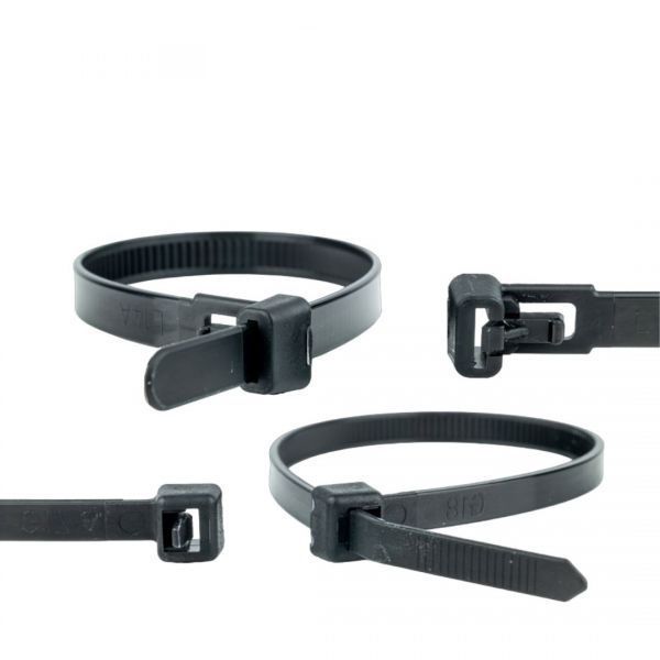 Fascette Con Zip Rimovibili In Nylon – Cinghie Per Cavi - Foto 7