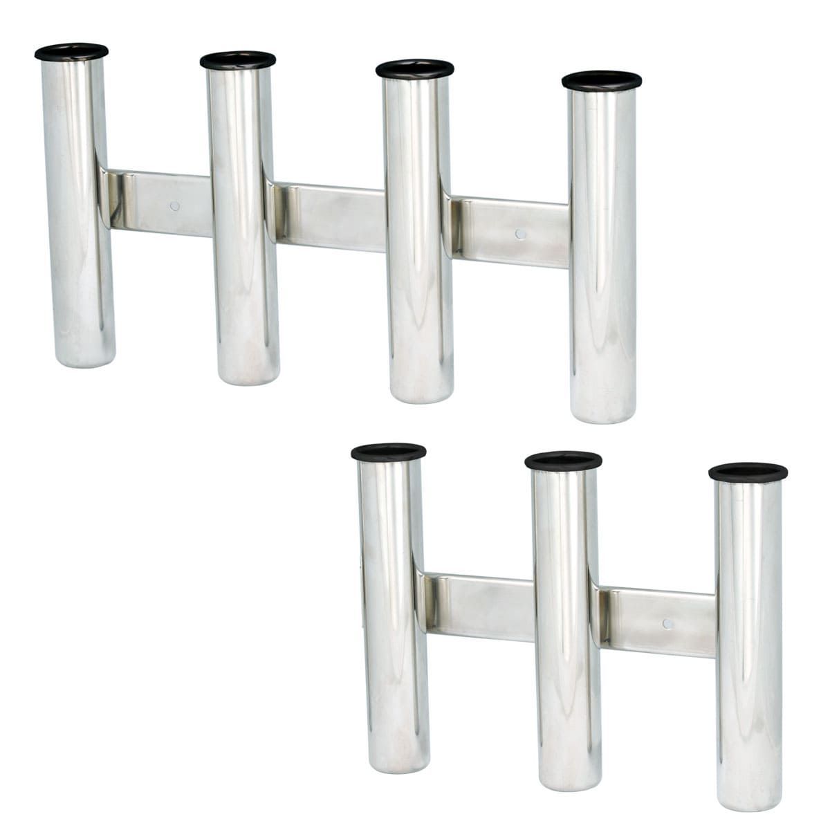 RUR Portabevande In Acciaio Inox 304 Per Barche, Camper E Auto - Set Da 4 Pezzi Con Viti