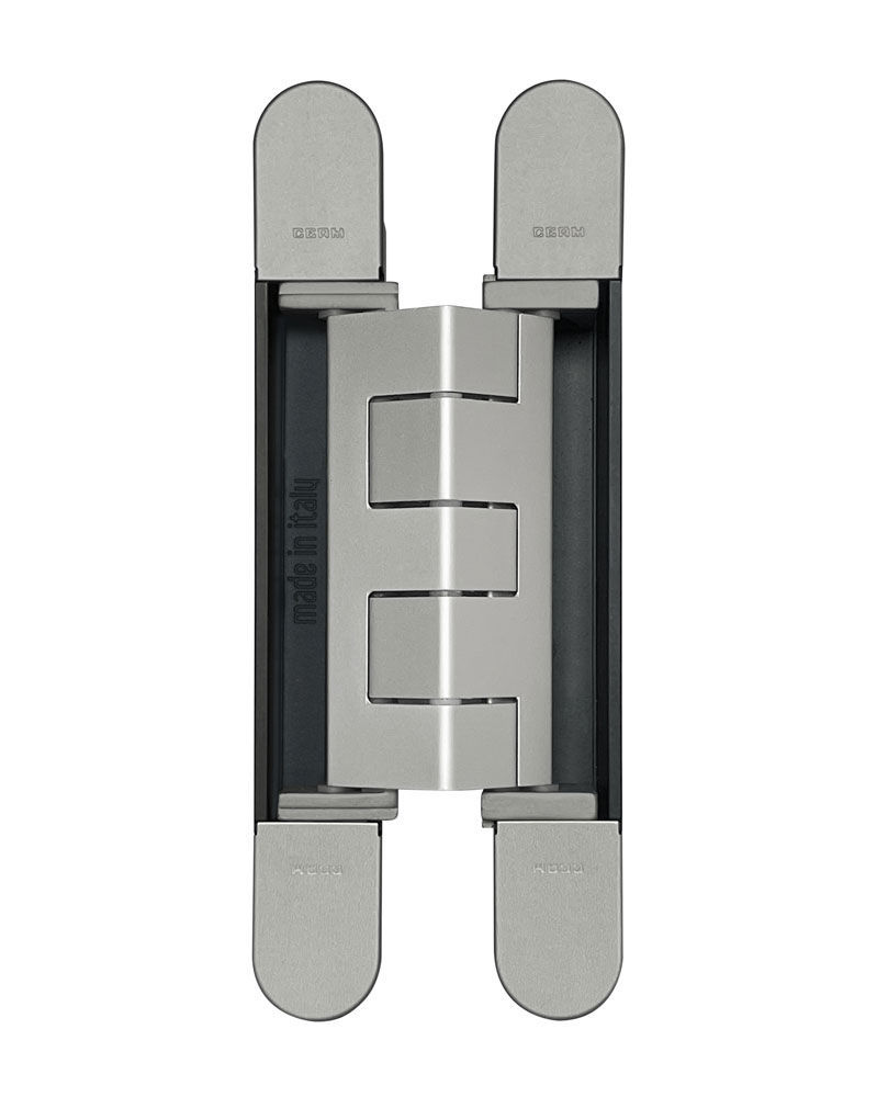 Cerniera Invisibile A Croce 9,5x2,3 Cm In Acciaio 304 E Lega Di Zinco: Apertura 180°, Regolabile 3D, Per Porte E Mobili