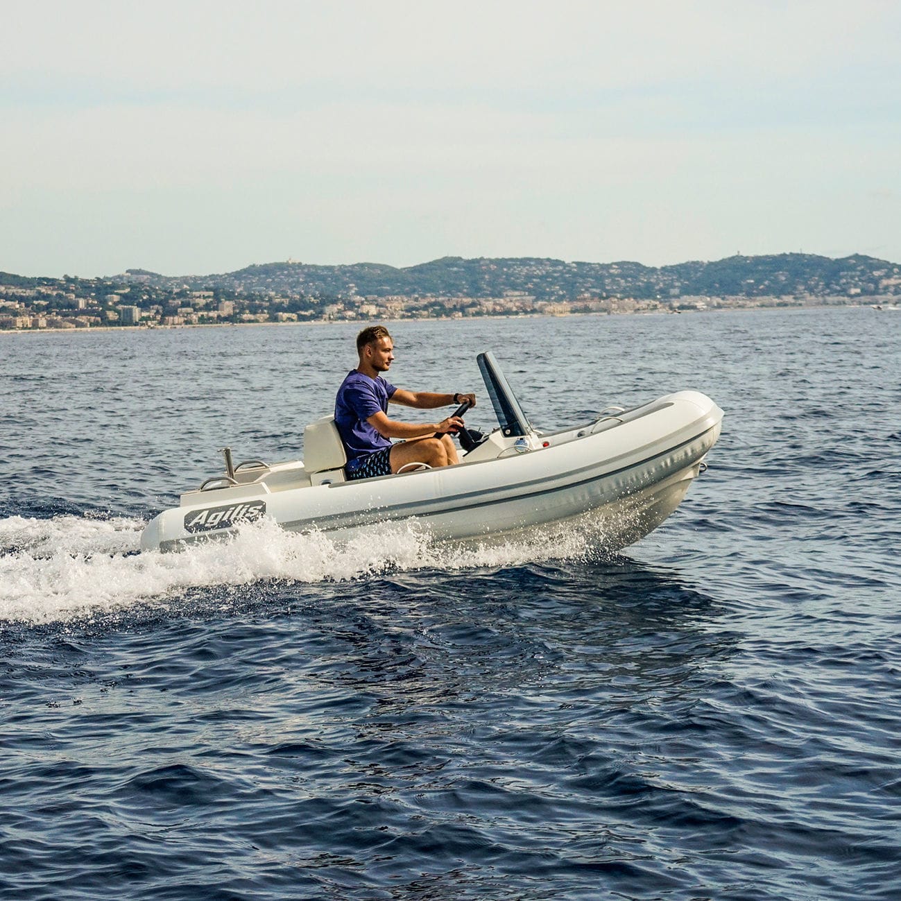 Gommone A Idrogetto 330 Agilis Jettenders RHIB Con Console 