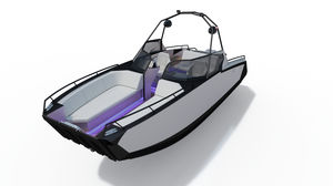 deck boat entrobordo / con dual console / da wakeboard / in alluminio