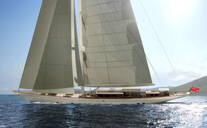 sailing-superyacht di lusso da crociera