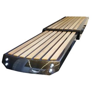 passerella per barca / per yacht / telescopica / idraulica
