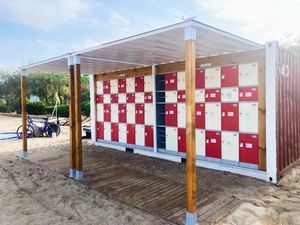 armadio di conservazione per base turistica sportiva 1