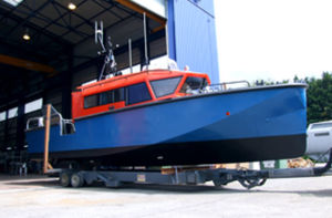 barca professionale barca di salvataggio / entrobordo / in alluminio