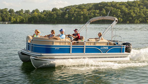 pontoon boat fuoribordo